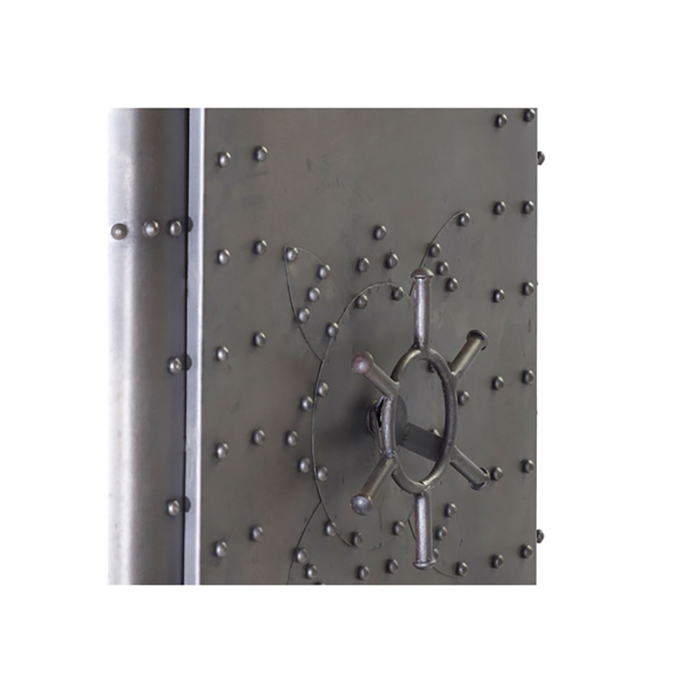 SAFE ΒΙΒΛΙΟΘΗΚΗ ΨΗΛΗ GUNMETAL 66x54x154cm