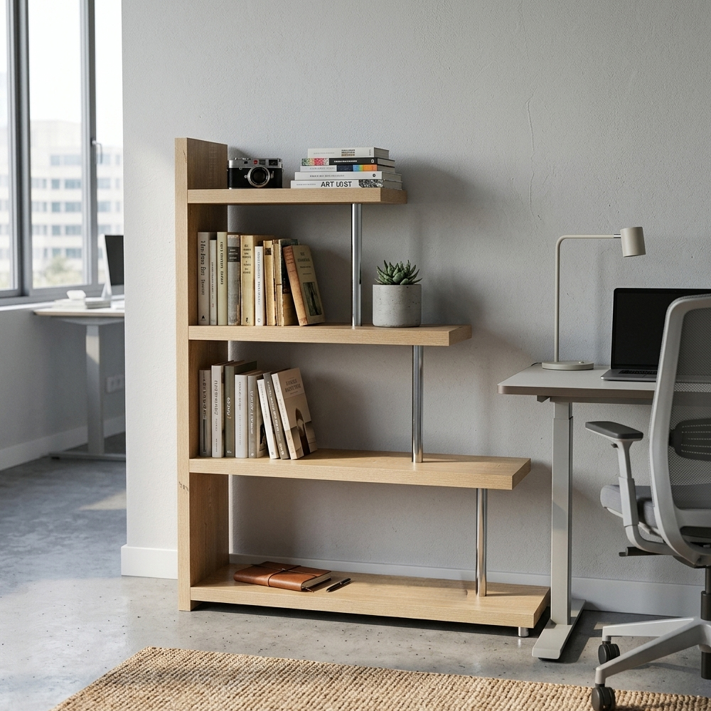 SWIVEL ΒΙΒΛΙΟΘΗΚΗ SONOMA 120x29x135.8cm