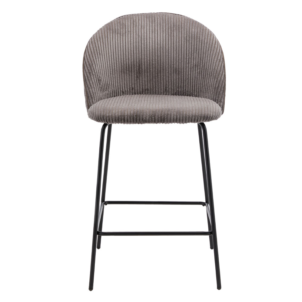VOTSALO ΣΚΑΜΠΟ BAR ΓΚΡΙ 51.5x56x95cm