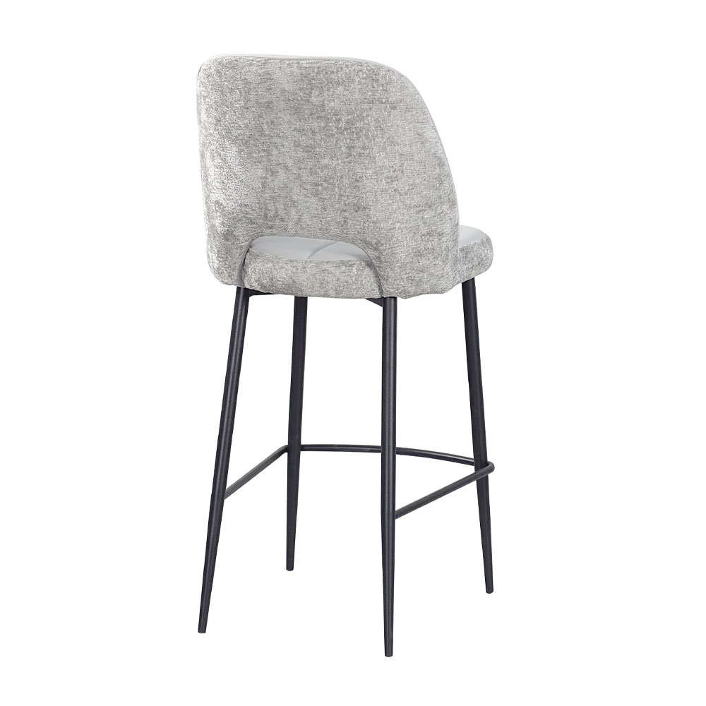 BOUTON ΣΚΑΜΠΟ BAR ΓΚΡΙ ΑΝΟΙΧΤΟ 46x51x100cm