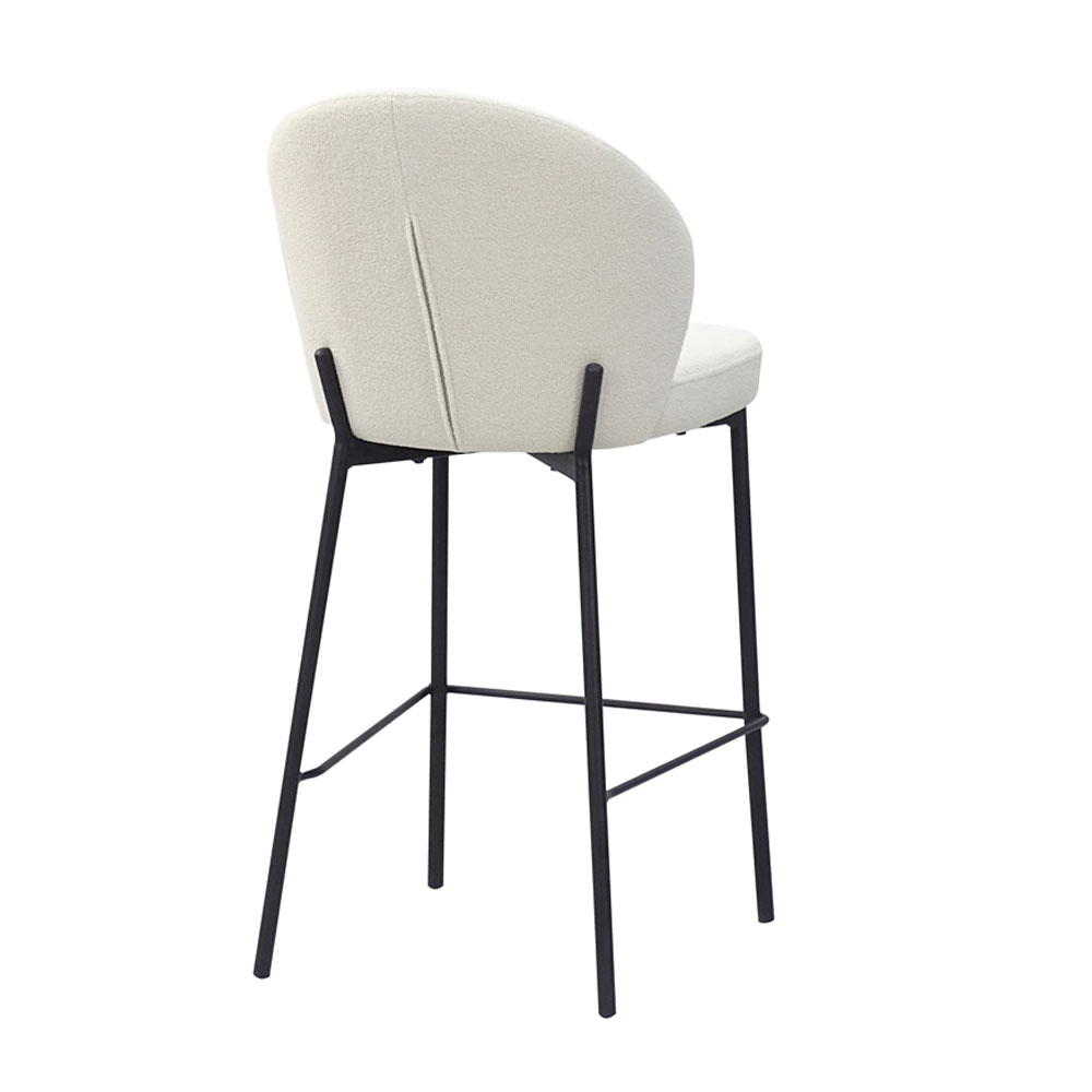 LUNE ΣΚΑΜΠΟ BAR ΛΕΥΚΟ 48x53.5x95.5cm