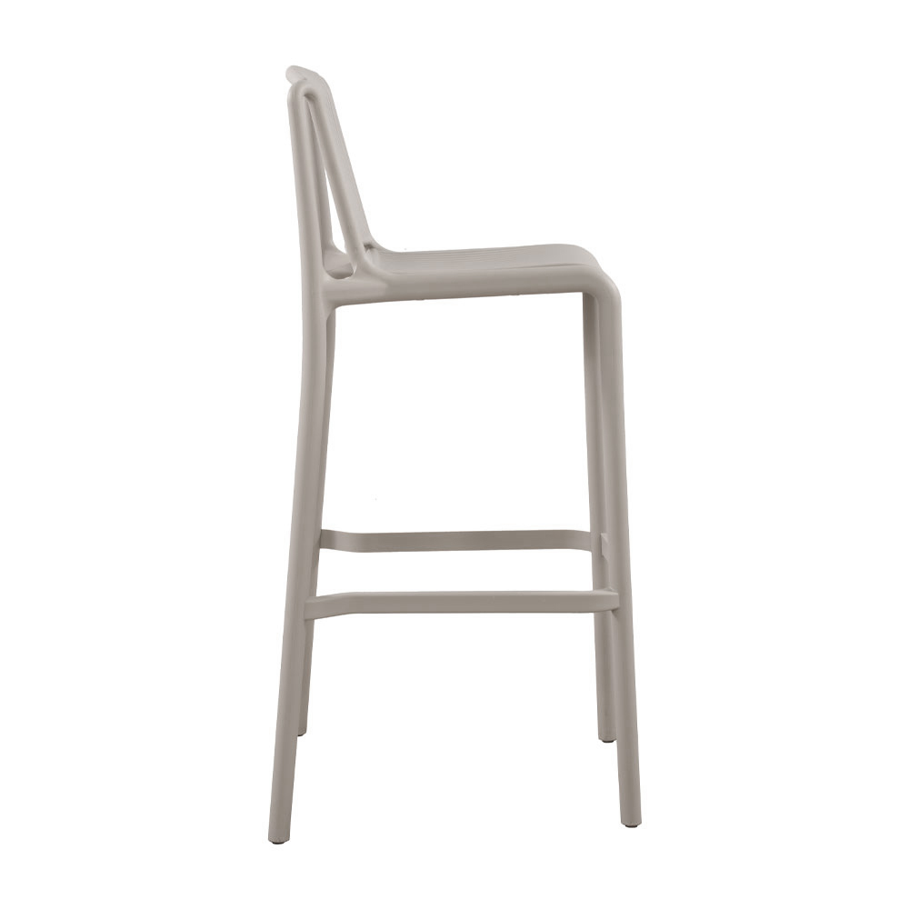 POLLY ΣΚΑΜΠΟ BAR ΓΚΡΙ ΑΝΟΙΧΤΟ 42x50x100.5cm