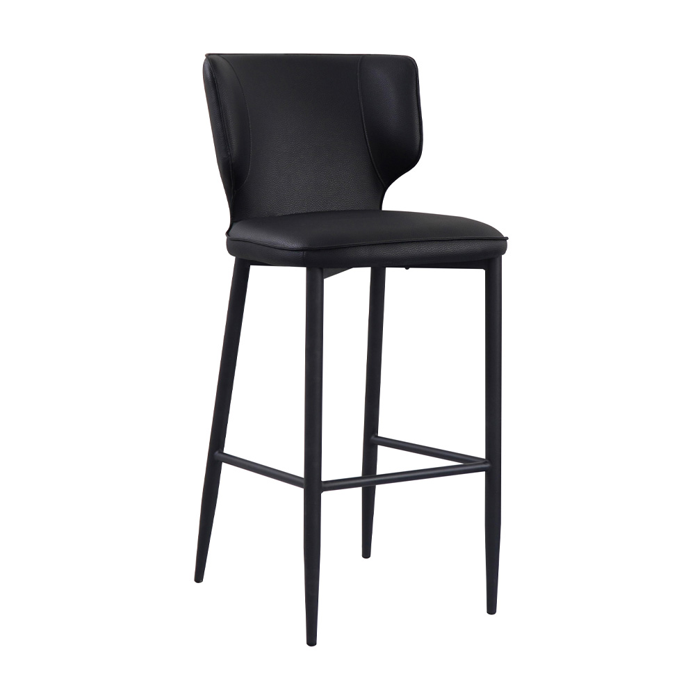 NOX ΣΚΑΜΠΟ BAR ΜΑΥΡΟ 56x46x105cm