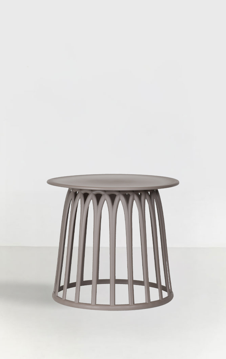 BASKET SIDE TABLE CAPPUCCINO 49.5x49.5x44cm