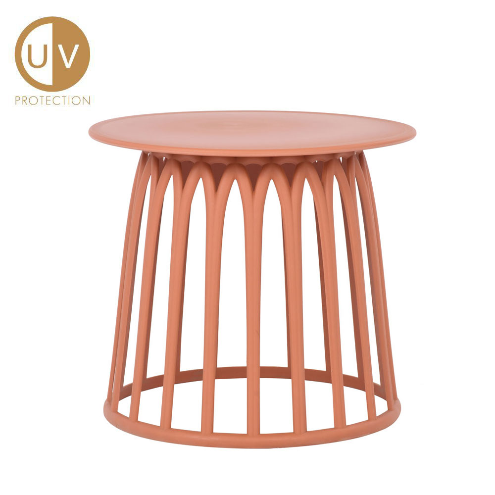 BASKET COFFEE TABLE TERRACOTTA 50x50x44