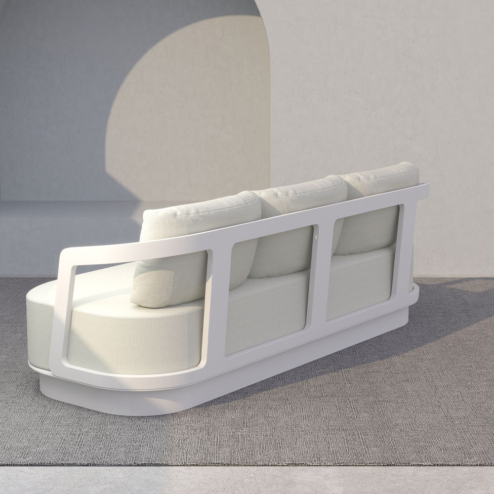 TORRE ΣΑΛΟΝΙ SET 1+2+2 OFF WHITE 198x81x66cm