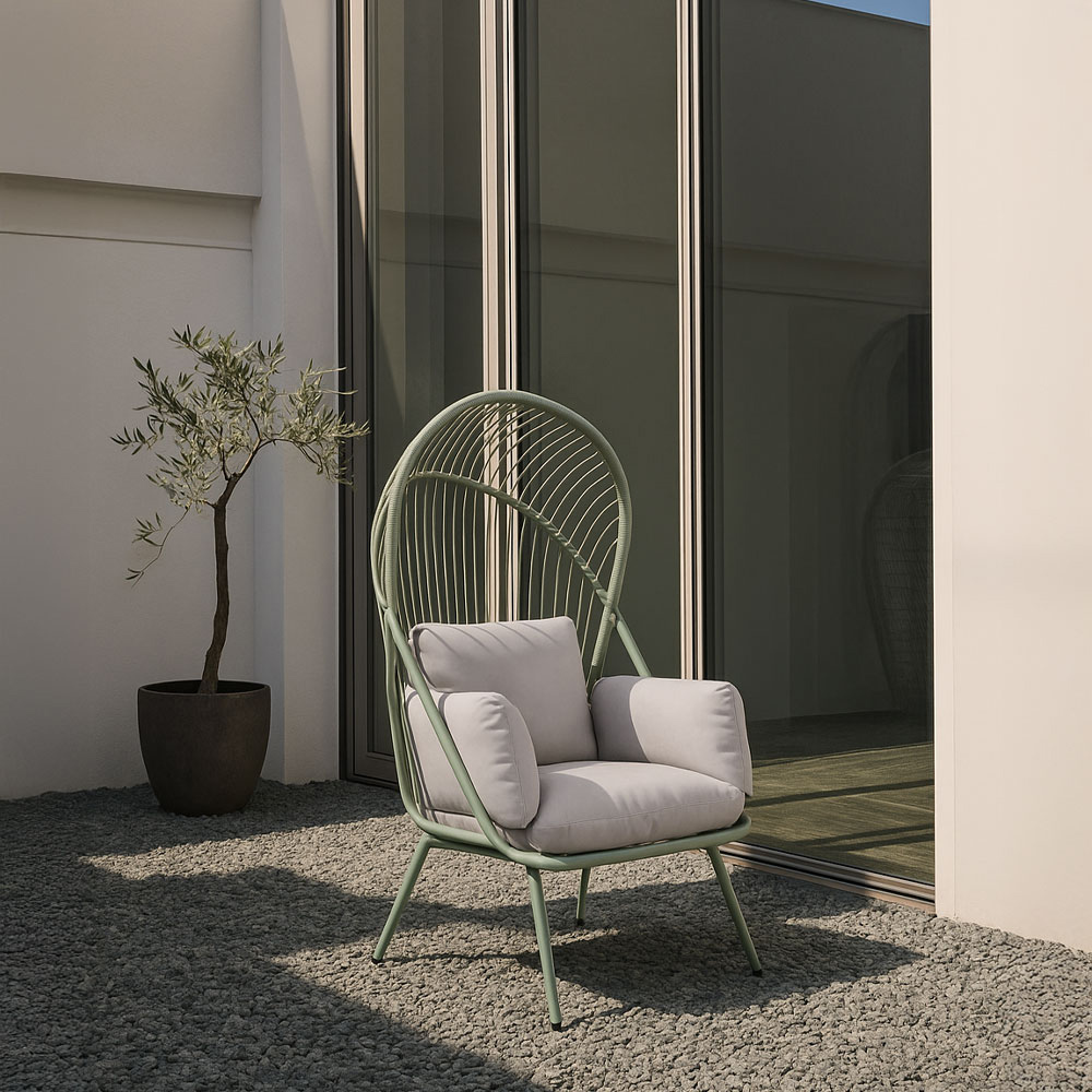 SUN ΠΟΛΥΘΡΟΝΑ ΛΑΔΙ 75x69x135.5cm