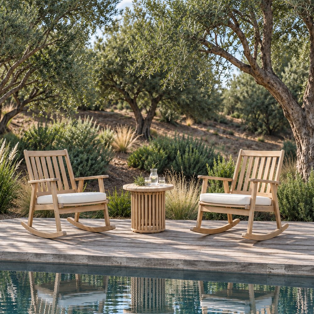 GARDEN ΠΟΛΥΘΡΟΝΑ ΜΕ ΜΠΡΑΤΣΟ ΜΑΞΙΛΑΡΙ ΦΥΣΙΚΟ 64x76x82cm