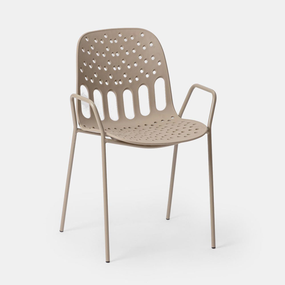LIDO ΚΑΡΕΚΛΑ BEIGE 57x55.5x80cm