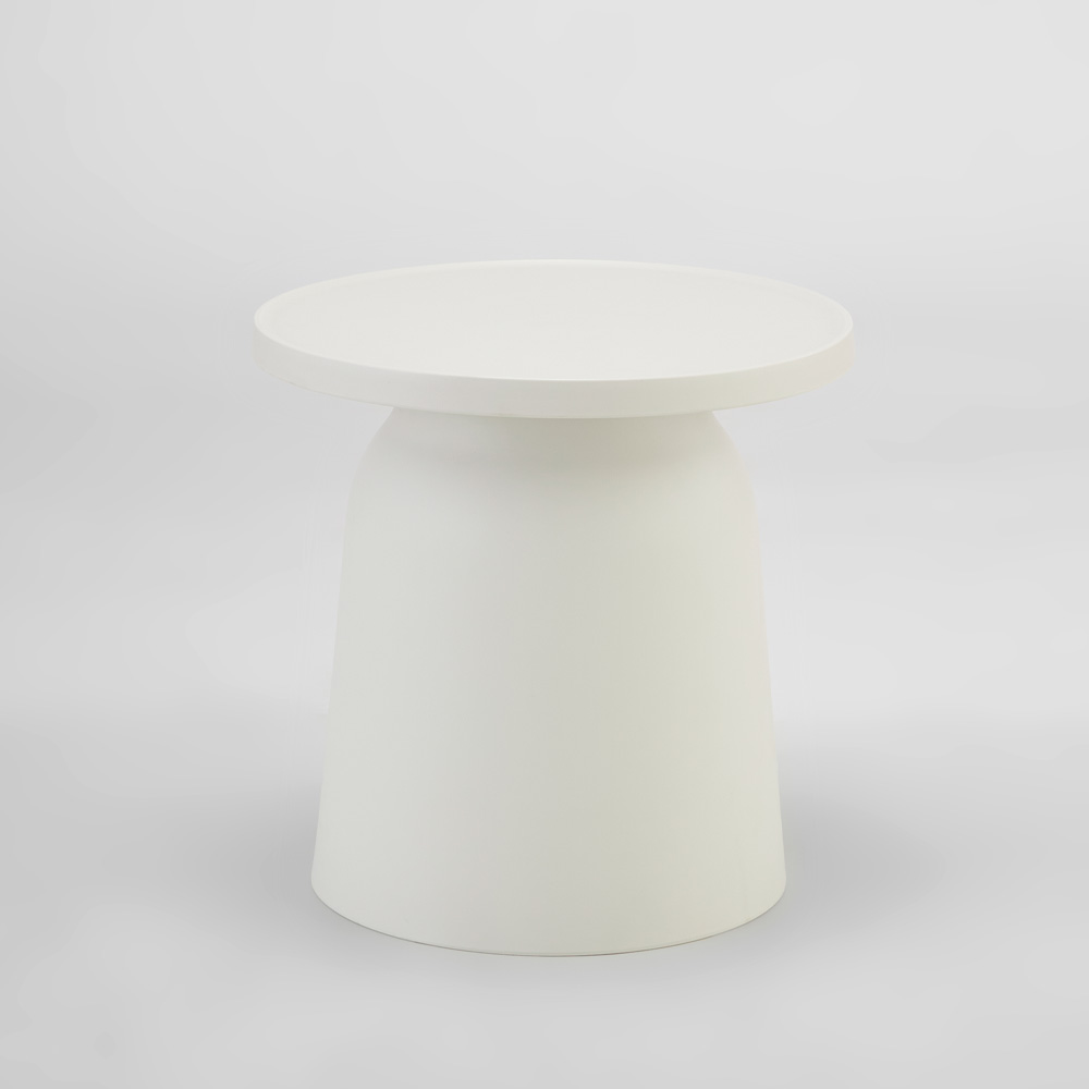DOMI COFFEE TABLE OFF WHITE 47x47x46cm