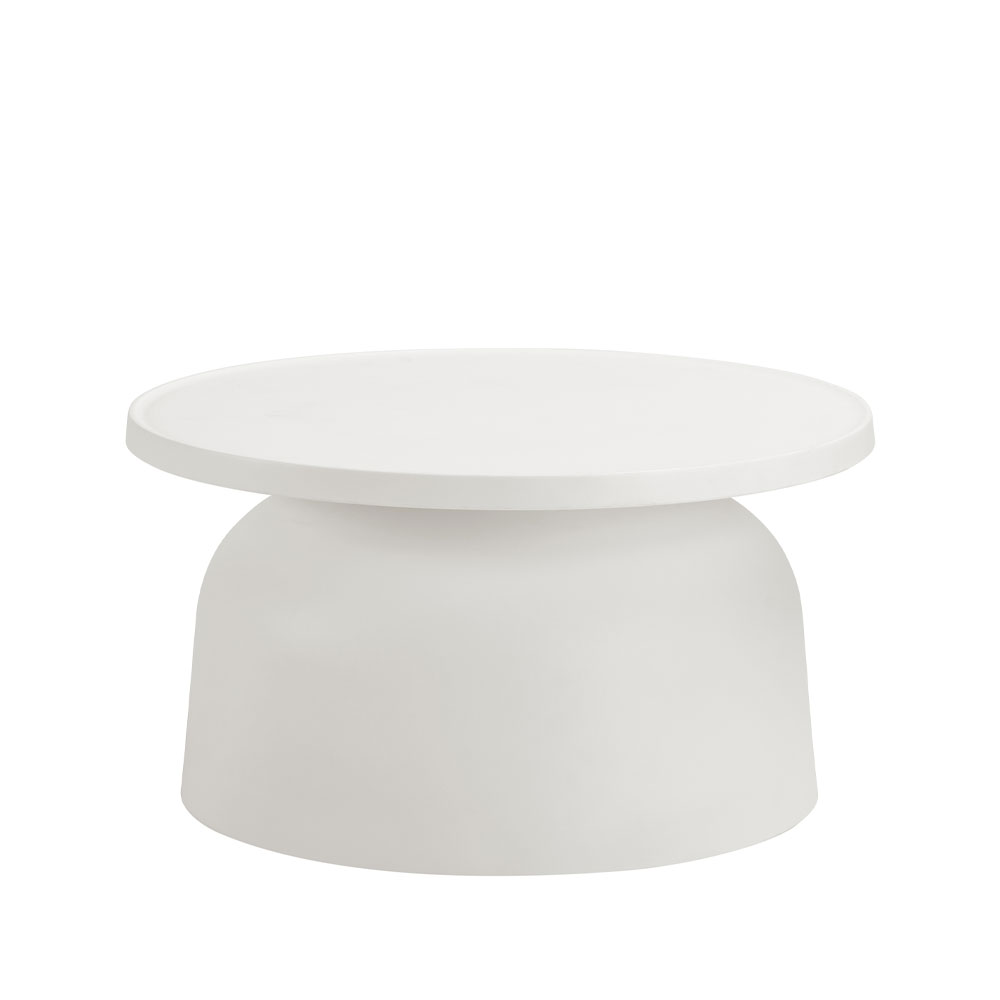 DOMI COFFEE TABLE OFF WHITE 67x67x36cm