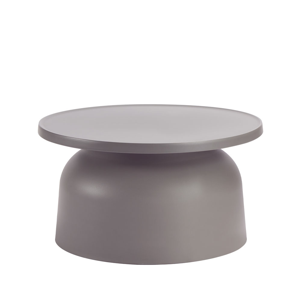 DOMI COFFEE TABLE ΓΚΡΙ 67x67x36cm