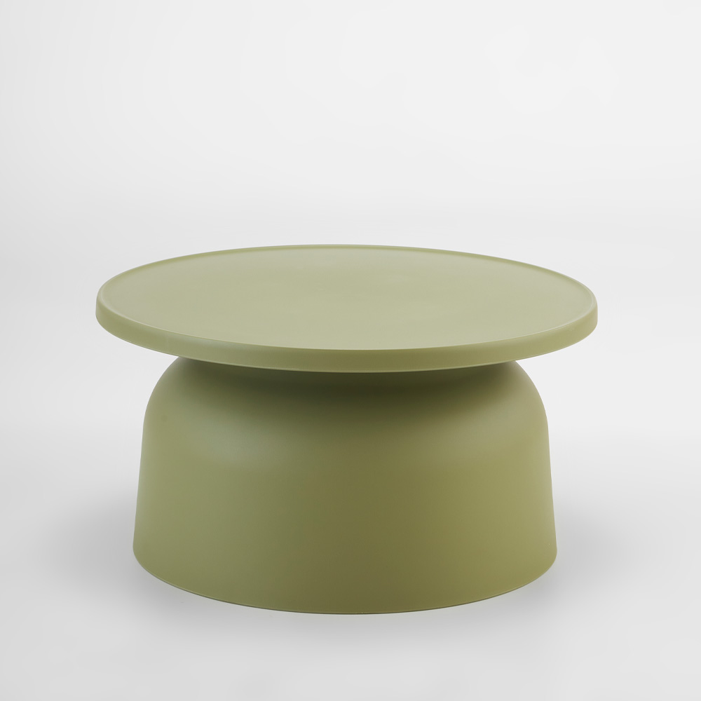 DOMI COFFEE TABLE ΠΡΑΣΙΝΟ 67x67x36cm