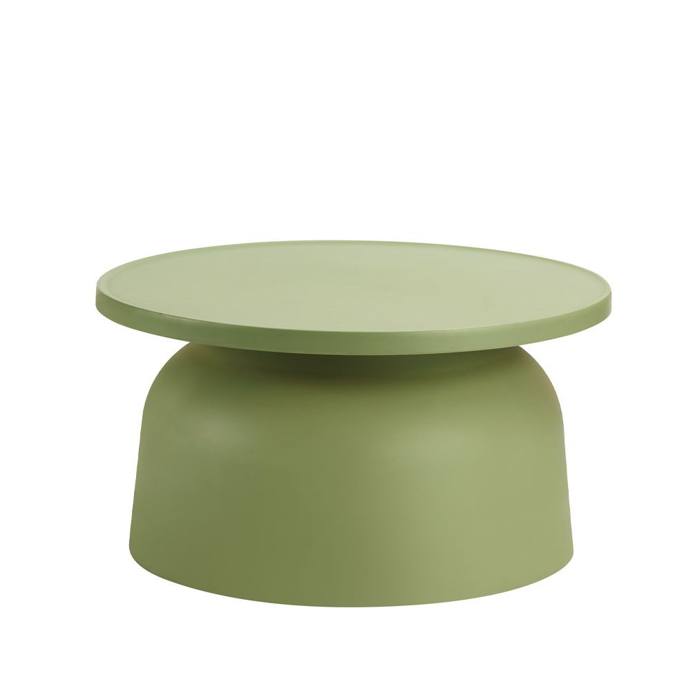 DOMI COFFEE TABLE ΠΡΑΣΙΝΟ 67x67x36cm