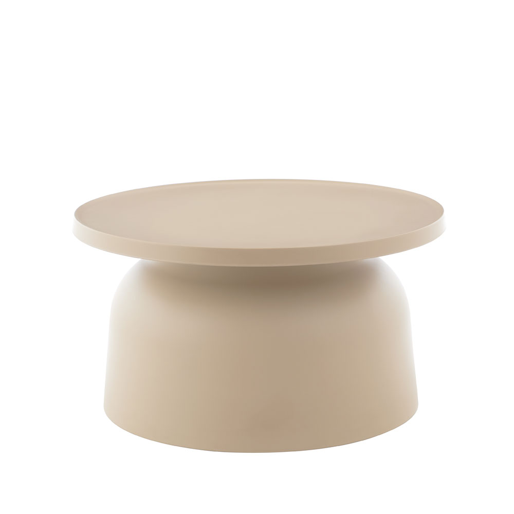 DOMI COFFEE TABLE TAUPE 67x67x36cm