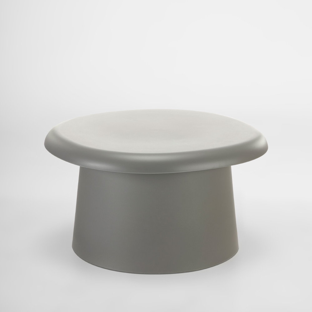 RIVVA COFFEE TABLE ΓΚΡΙ 70x70x39cm