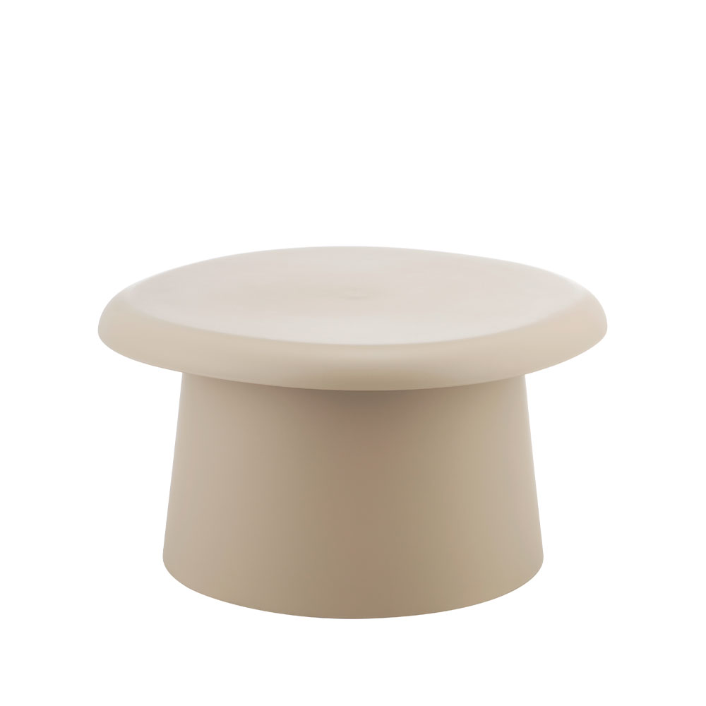 RIVVA COFFEE TABLE SAND BEIGE 70x70x39cm
