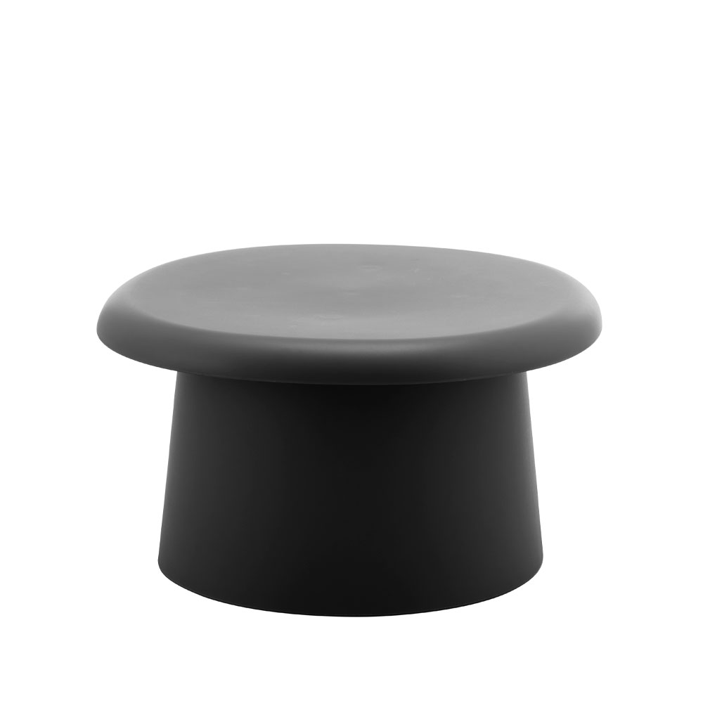 RIVVA COFFEE TABLE ΜΑΥΡΟ 70x70x39cm