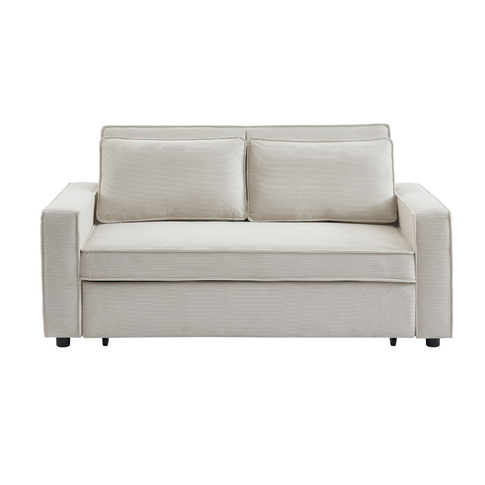 CUBO ΚΑΝΑΠΕΣ ΚΡΕΒΑΤΙ 3ΘΕΣΙΟΣ OFF WHITE 172x90x89cm