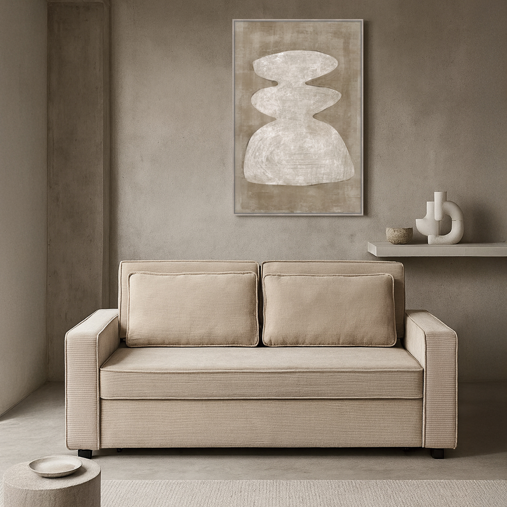 CUBO ΚΑΝΑΠΕΣ ΚΡΕΒΑΤΙ 3ΘΕΣΙΟΣ LATTE 172x90x89cm