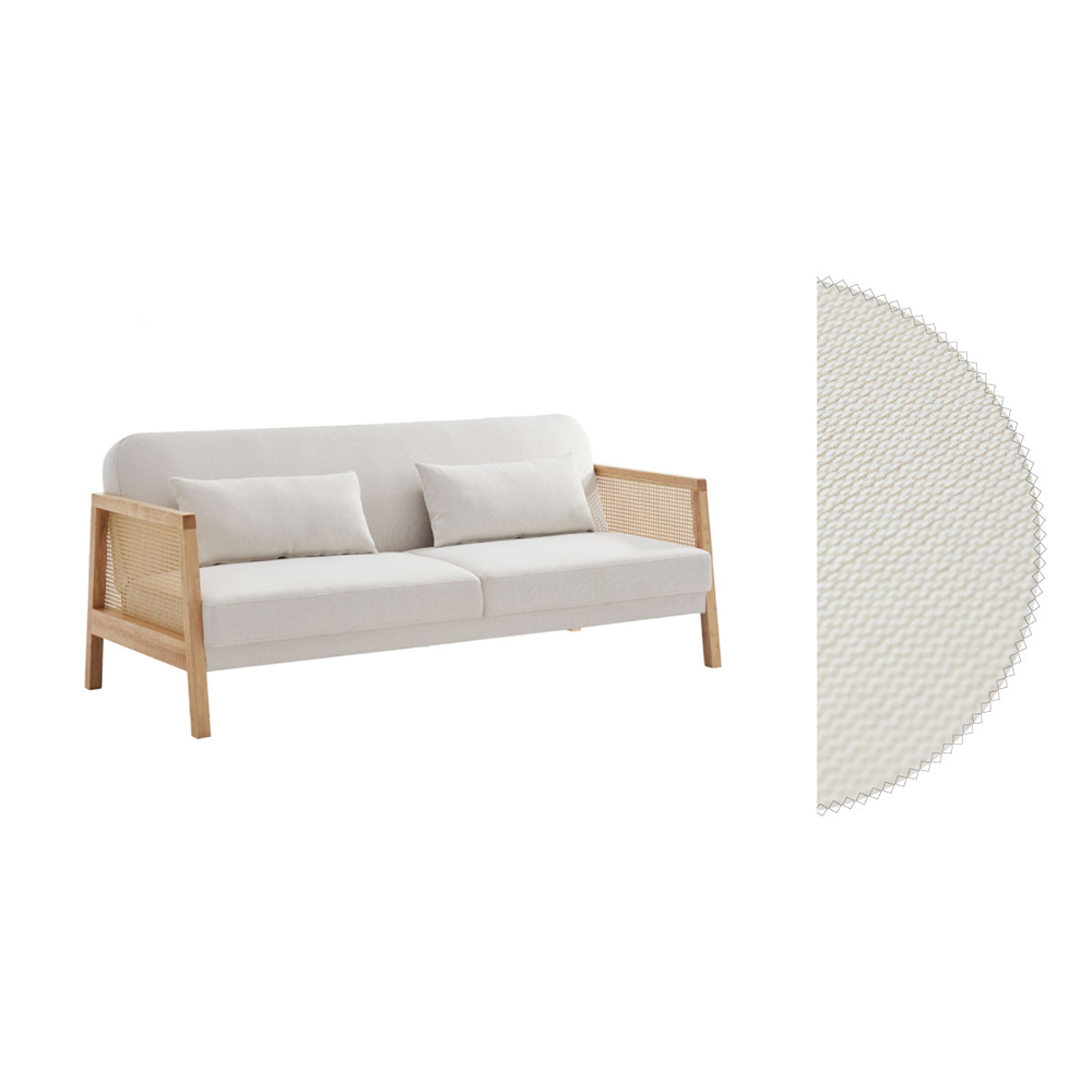 AMMOS ΚΑΝΑΠΕΣ ΚΡΕΒΑΤΙ 3ΘΕΣΙΟΣ OFF WHITE 196x82x81