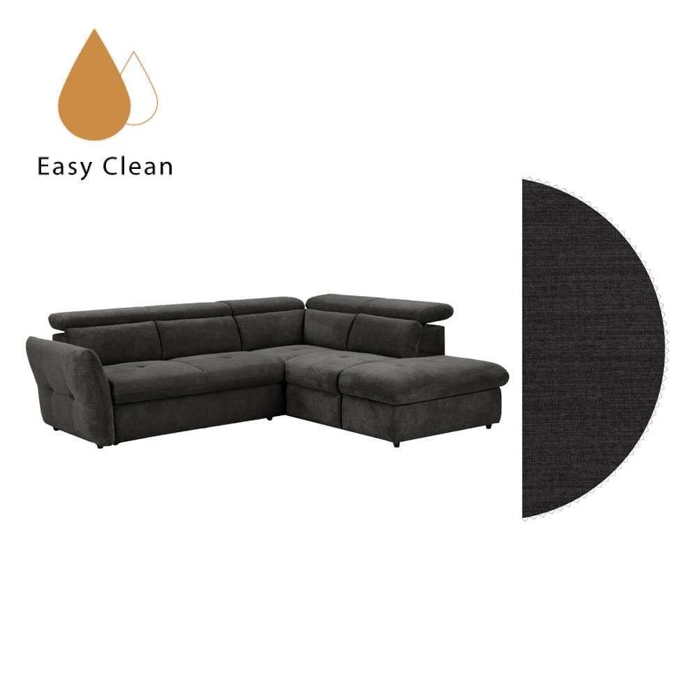 MONSERAT ΚΑΝΑΠΕΣ ΚΡΕΒΑΤΙ ΓΩΝΙΑ ΔΕΞΙΑ ΑΝΘΡΑΚΙ 254x224x90