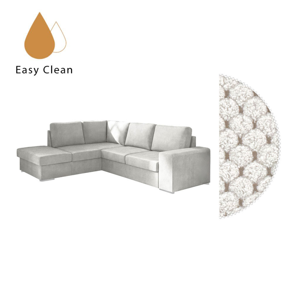 EDDI ΚΑΝΑΠΕΣ ΚΡΕΒΑΤΙ ΓΩΝΙΑ ΑΡΙΣΤΕΡΗ CREAM 248x213x90