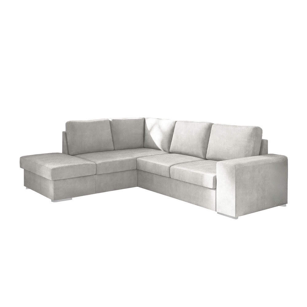 EDDI ΚΑΝΑΠΕΣ ΚΡΕΒΑΤΙ ΓΩΝΙΑ ΑΡΙΣΤΕΡΗ CREAM 248x213x90
