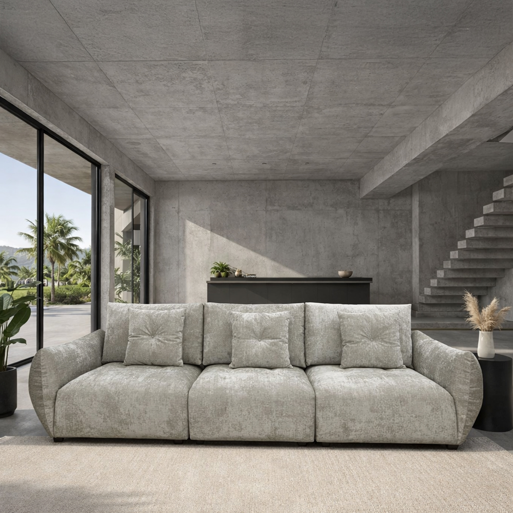 Καναπές 3θέσιος - Grez 313x100x89 εκ. | Pillow