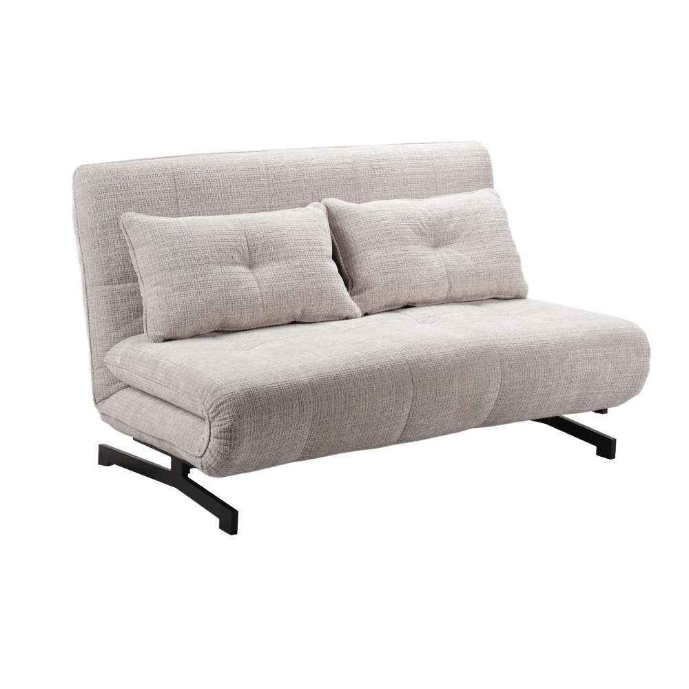 ESCADA ΚΑΝΑΠΕΣ ΚΡΕΒΑΤΙ 2ΘΕΣΙΟΣ ΑΝΑΔΙΠΛΟΥΜΕΝΟΣ OFF WHITE 142x88x86cm