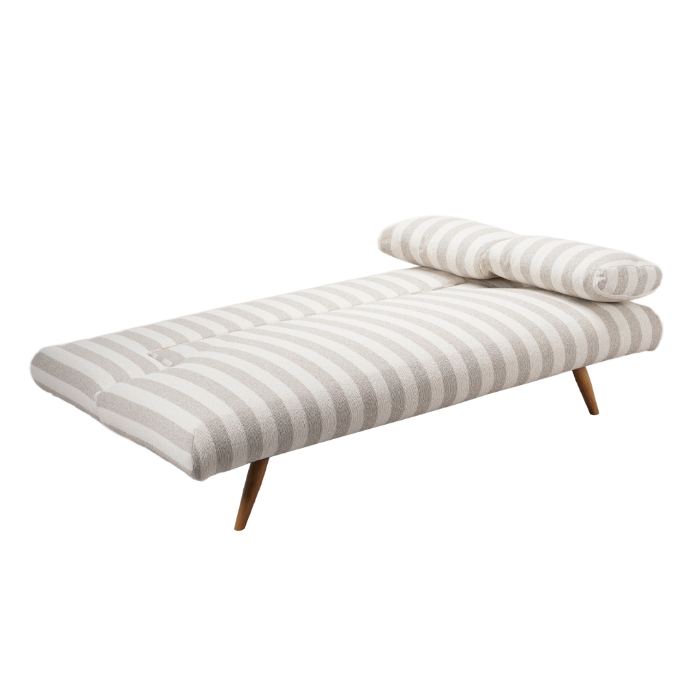Καναπές κρεβάτι 3θέσιος - Off white & μπεζ 188x81x88 εκ. | LA Spezia