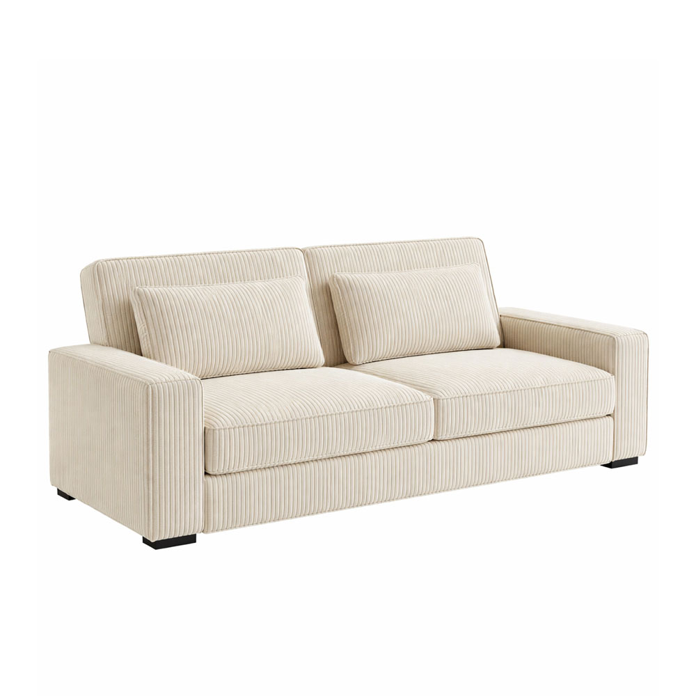 HOLD ΚΑΝΑΠΕΣ ΚΡΕΒΑΤΙ 3ΘΕΣΙΟΣ OFF WHITE LINCOLN 03 231x96x87cm