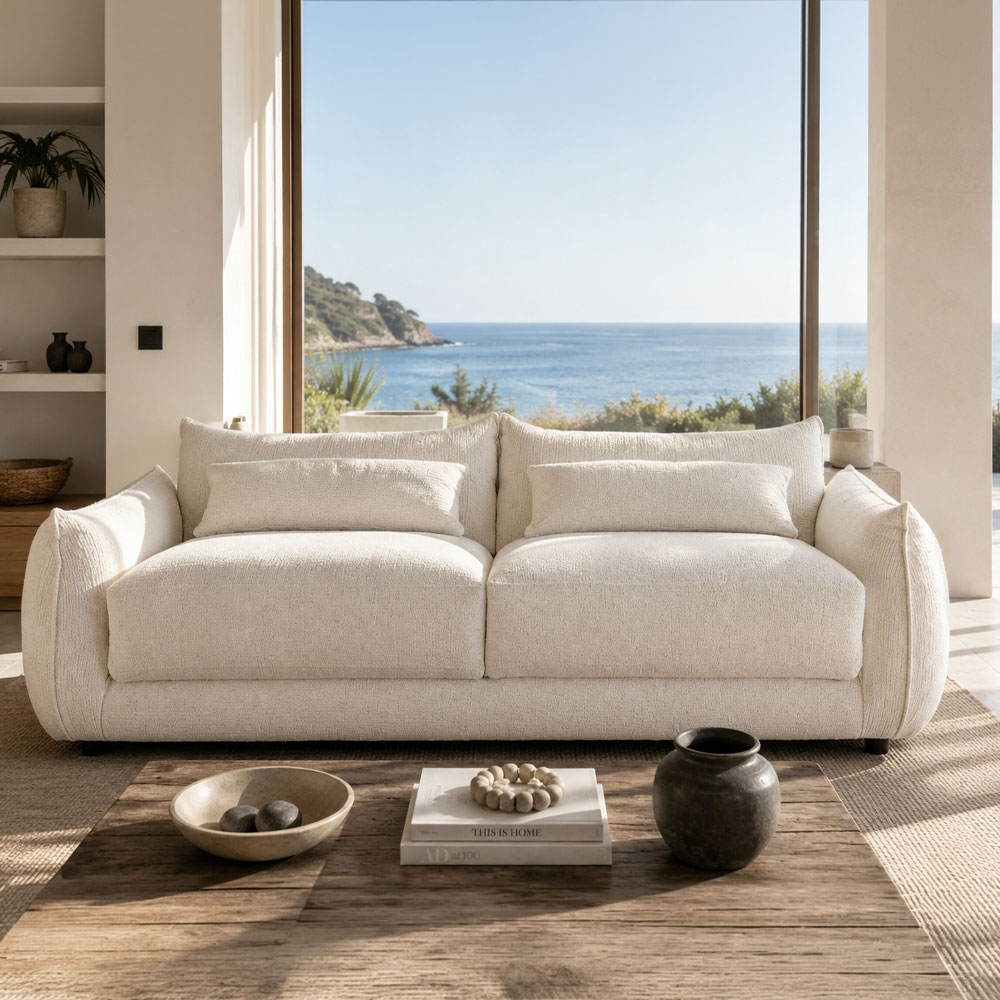 Sofa 3-Sitzer - Beige 227x94x73 cm | Doha