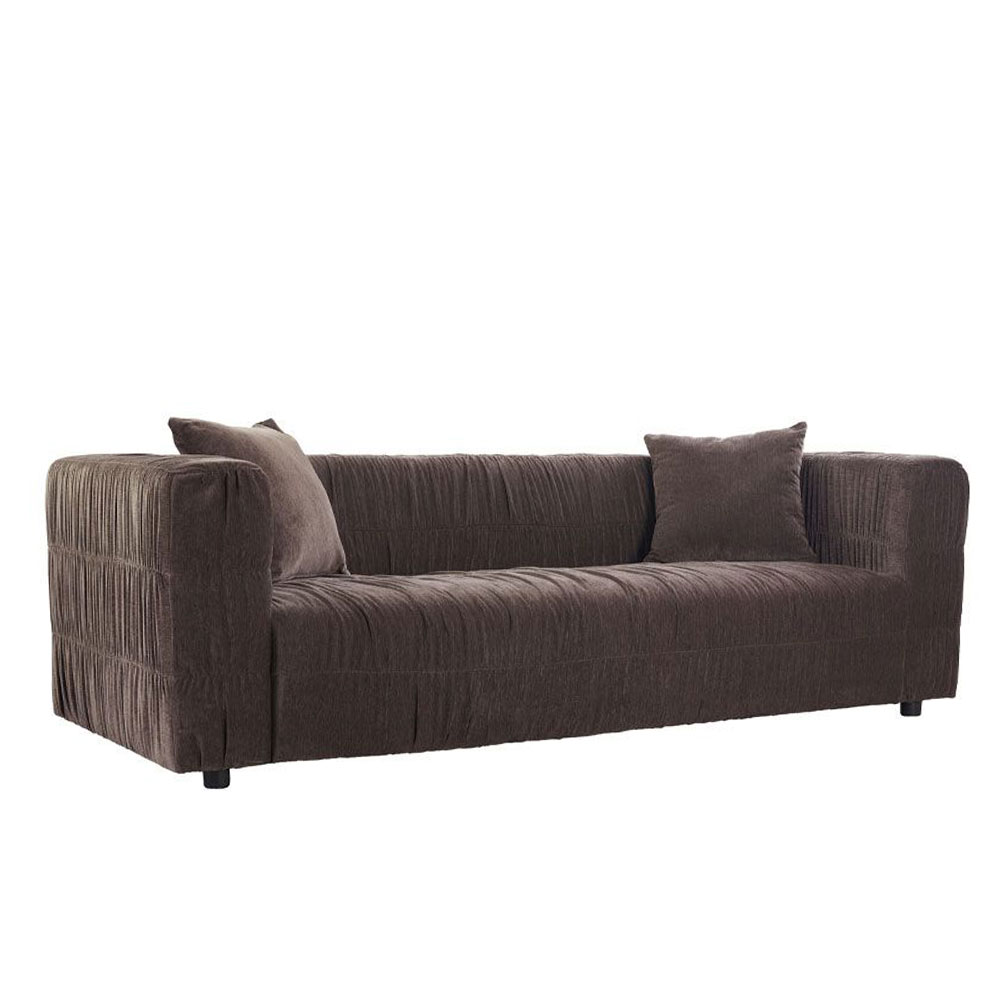 PLISSE ΚΑΝΑΠΕΣ 3ΘΕΣΙΟΣ ΚΑΦΕ 228x97x70cm