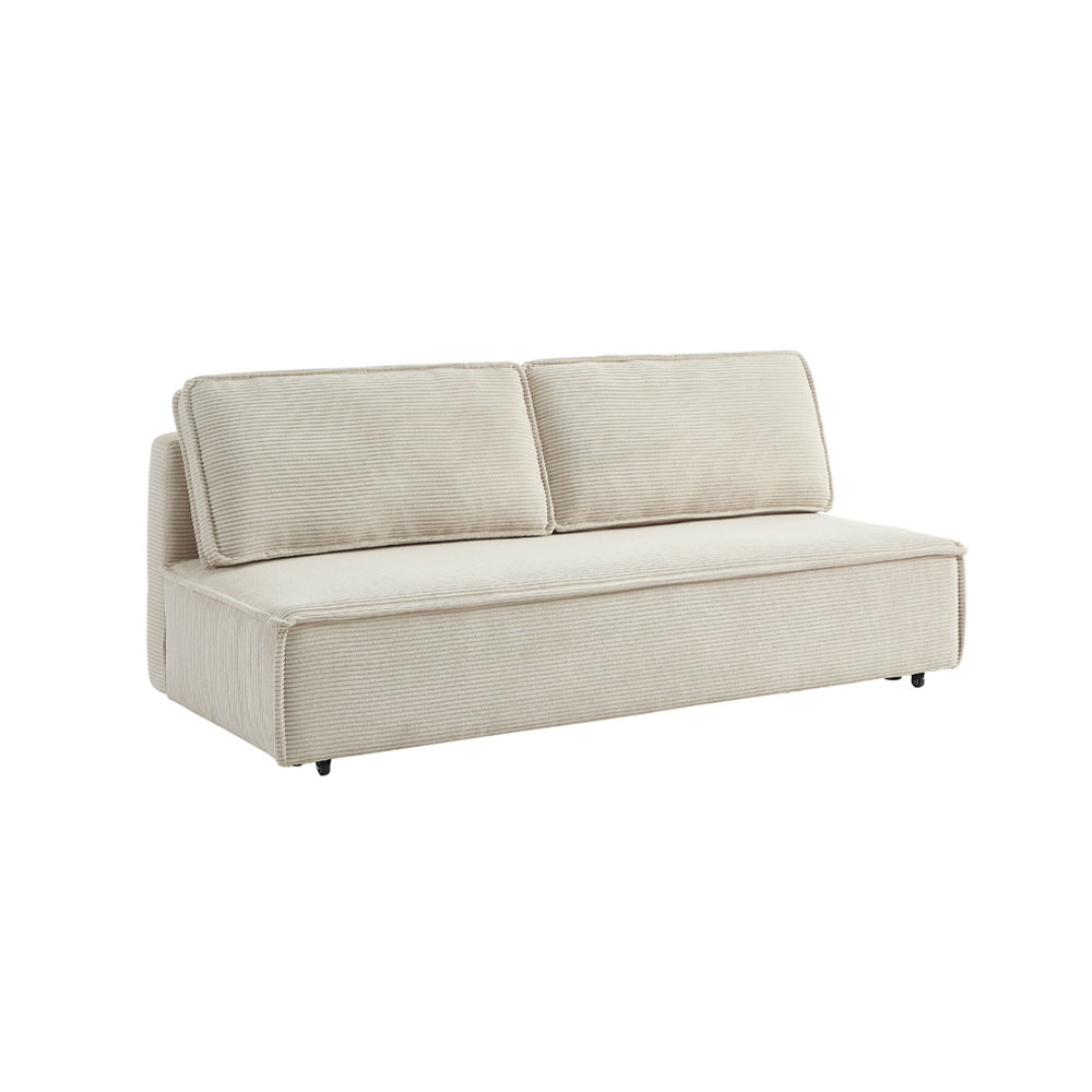 ADORO ΚΑΝΑΠΕΣ ΚΡΕΒΑΤΙ 3ΘΕΣΙΟΣ BEIGE LINCOLN 03 202x94x88cm