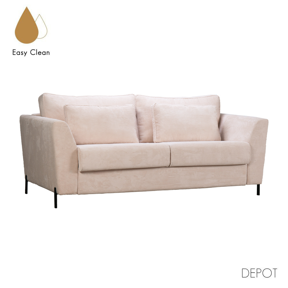 COCOON ΚΑΝΑΠΕΣ ΚΡΕΒΑΤΙ 3ΘΕΣΙΟΣ BEIGE 208x94x92