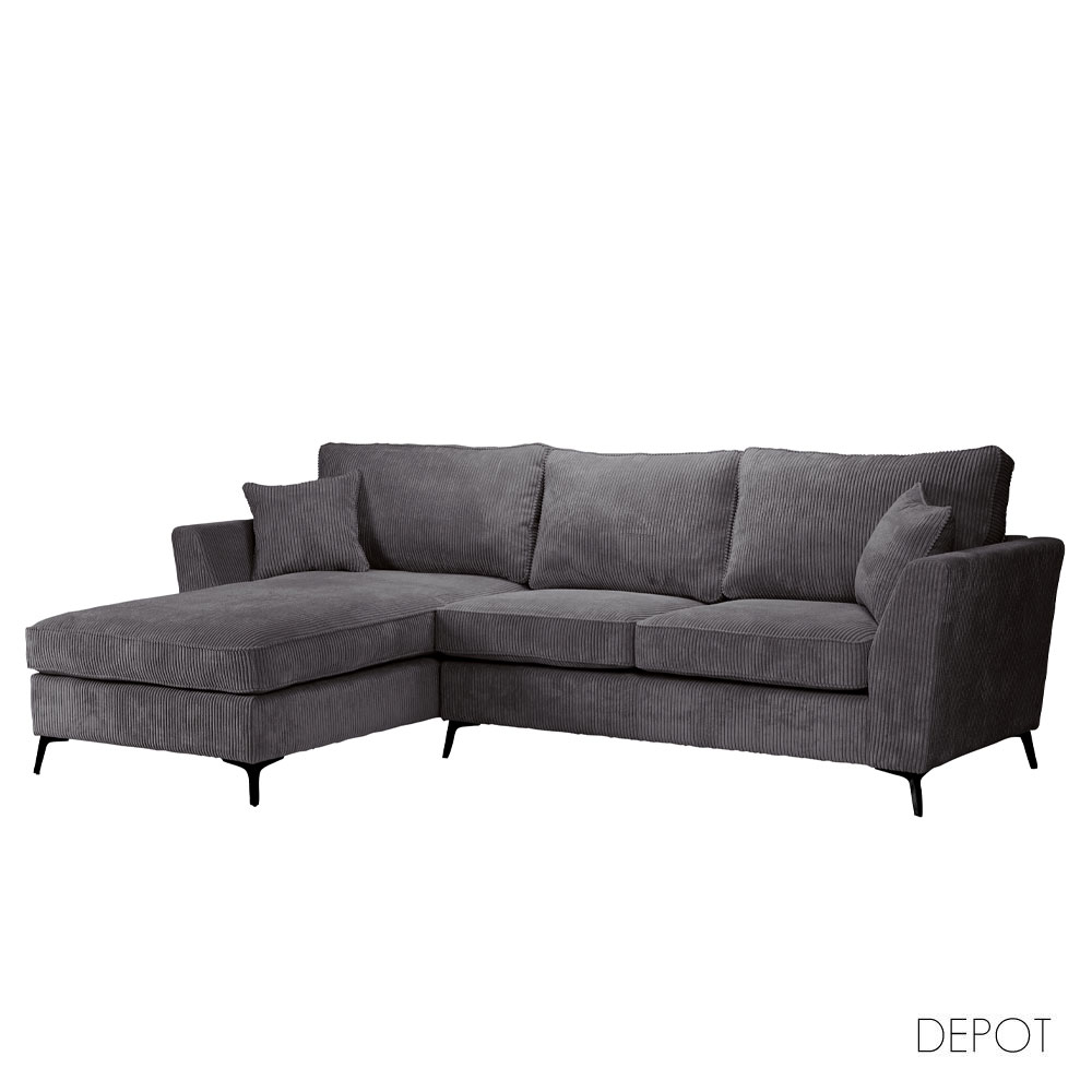 BOEL ΚΑΝΑΠΕΣ ΓΩΝΙΑ ΑΡΙΣΤΕΡΗ ΓΚΡΙ 280x170x92