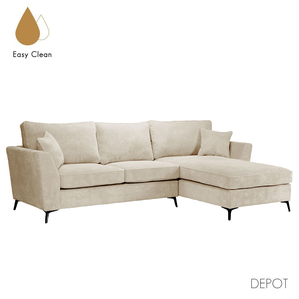 BOEL ΚΑΝΑΠΕΣ ΓΩΝΙΑ ΔΕΞΙΑ BEIGE 280x170x92