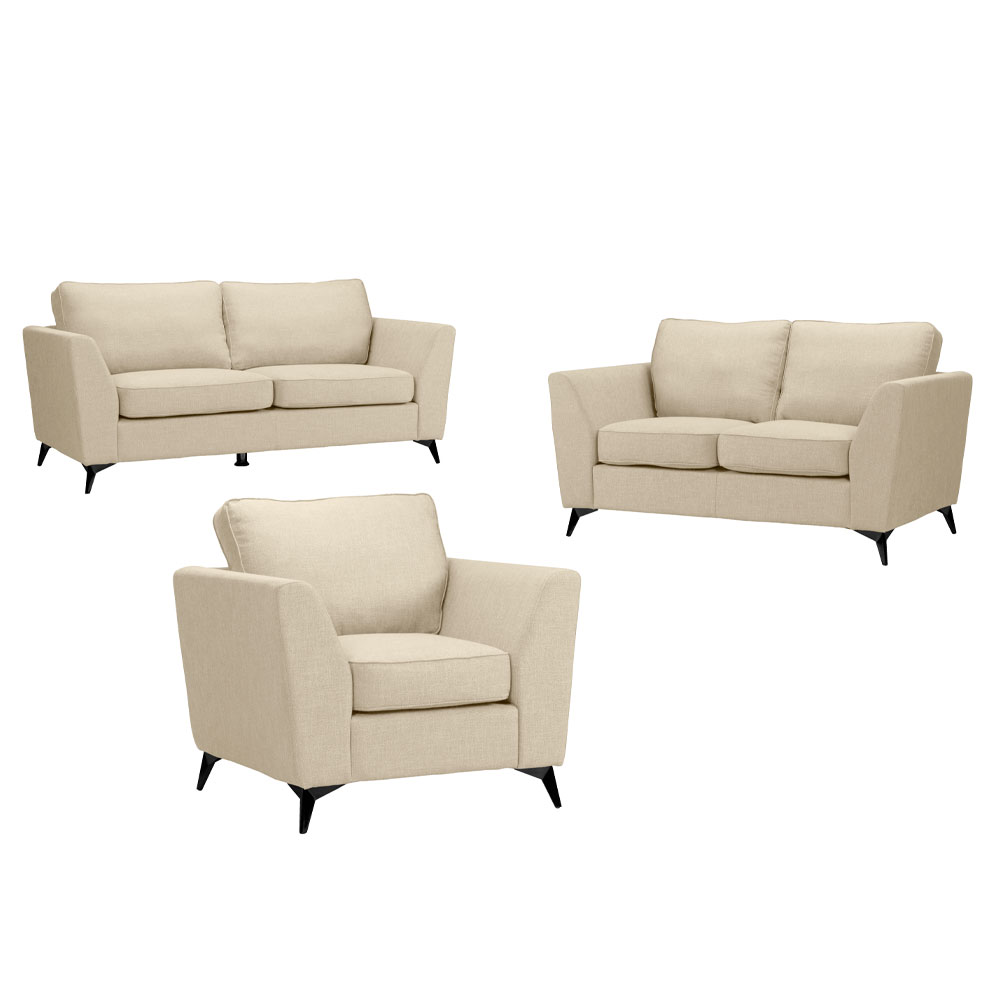 BOEL ΚΑΝΑΠΕΣ 2ΘΕΣΙΟΣ BEIGE BERGAMO 24 160x86x92cm