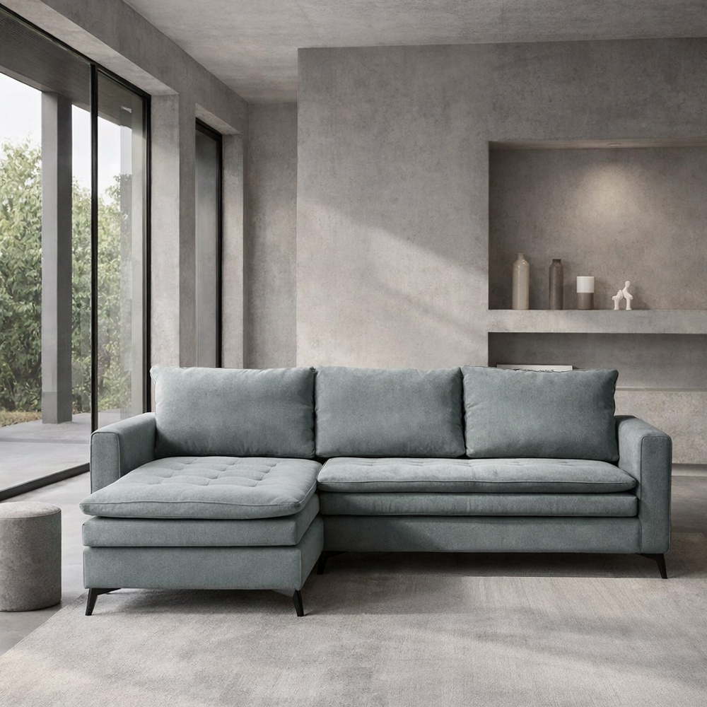 Γωνιακός καναπές αναστρέψιμος - Γκρι Asti 13 265x188x99 εκ. | Scandalo