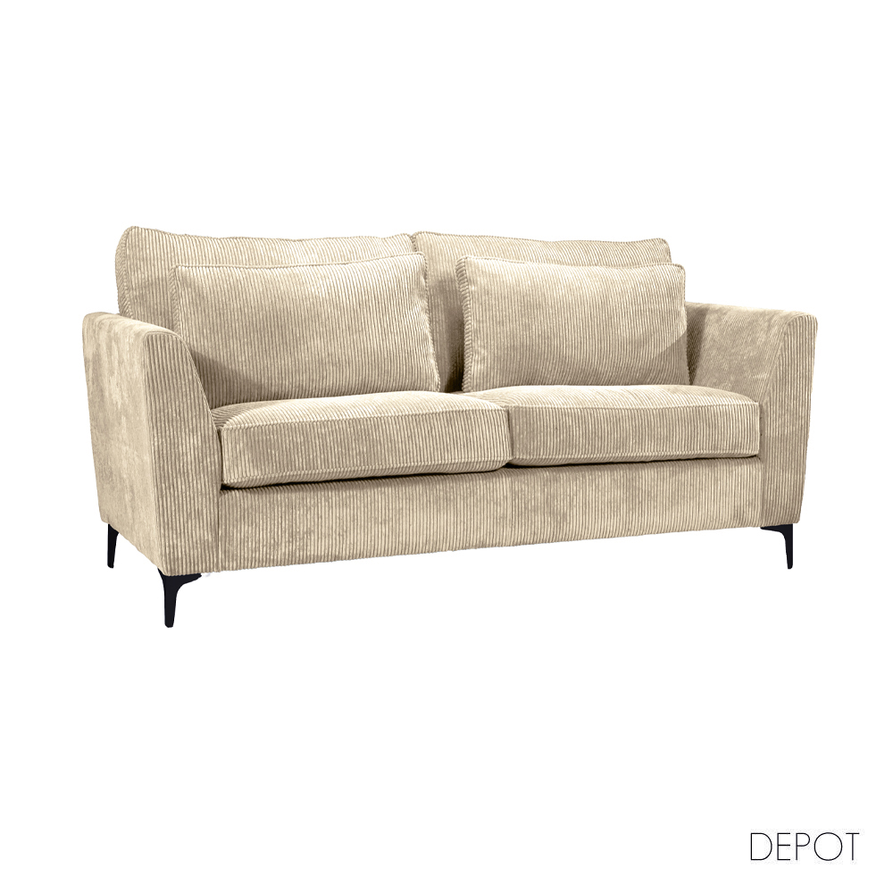 FOREVER ΚΑΝΑΠΕΣ 2ΘΕΣΙΟΣ BEIGE LINCOLN 03 183x96x93cm